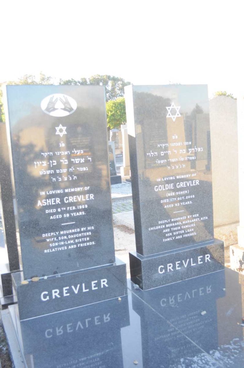 GREVLER Asher -1969 &amp; Goldie SCHER -2005