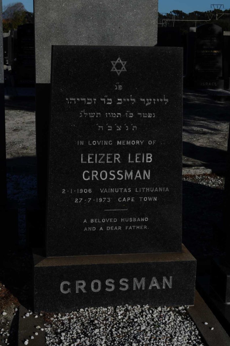 GROSSMAN Leizer Leib -1906-1973