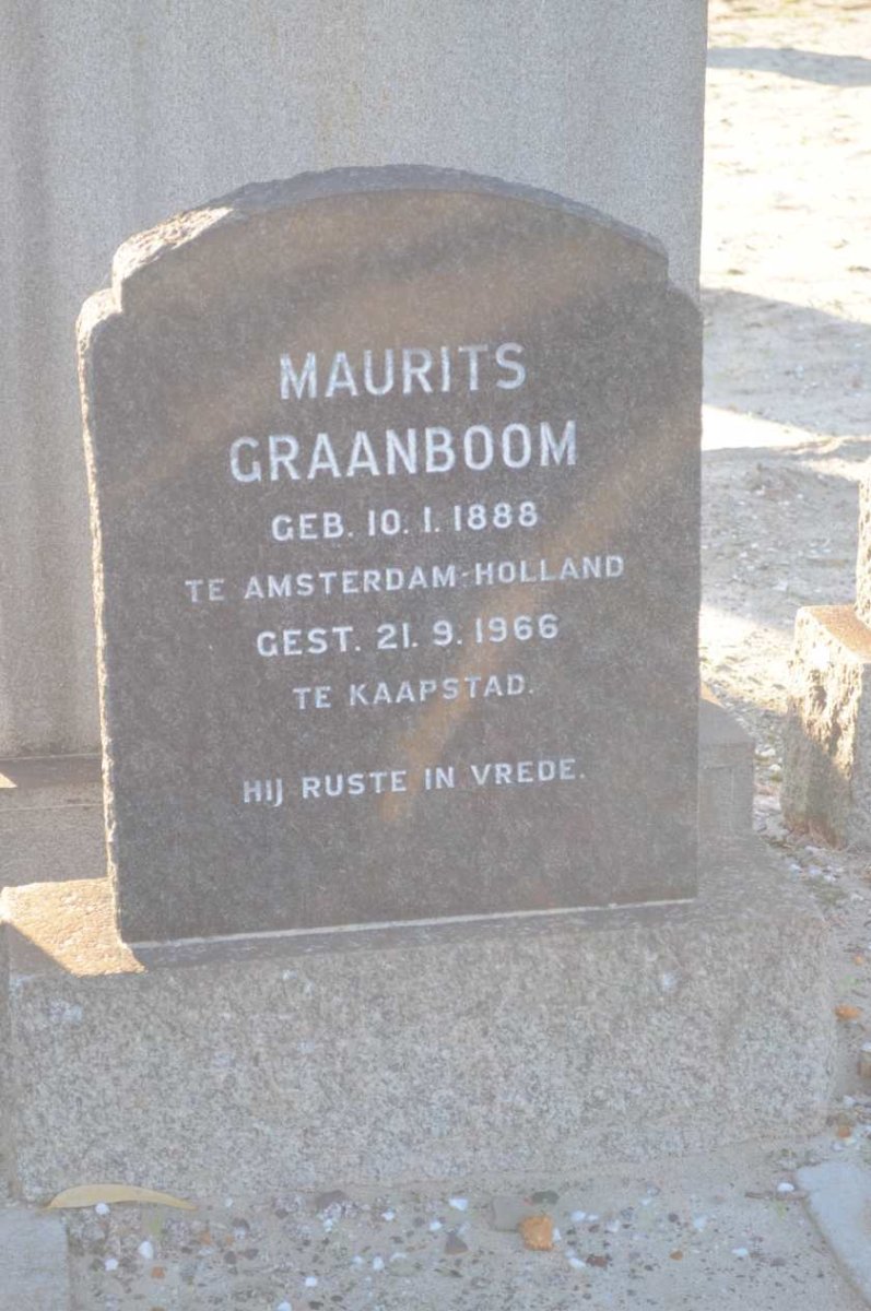 GRAANBOOM Maurits 1888-1966