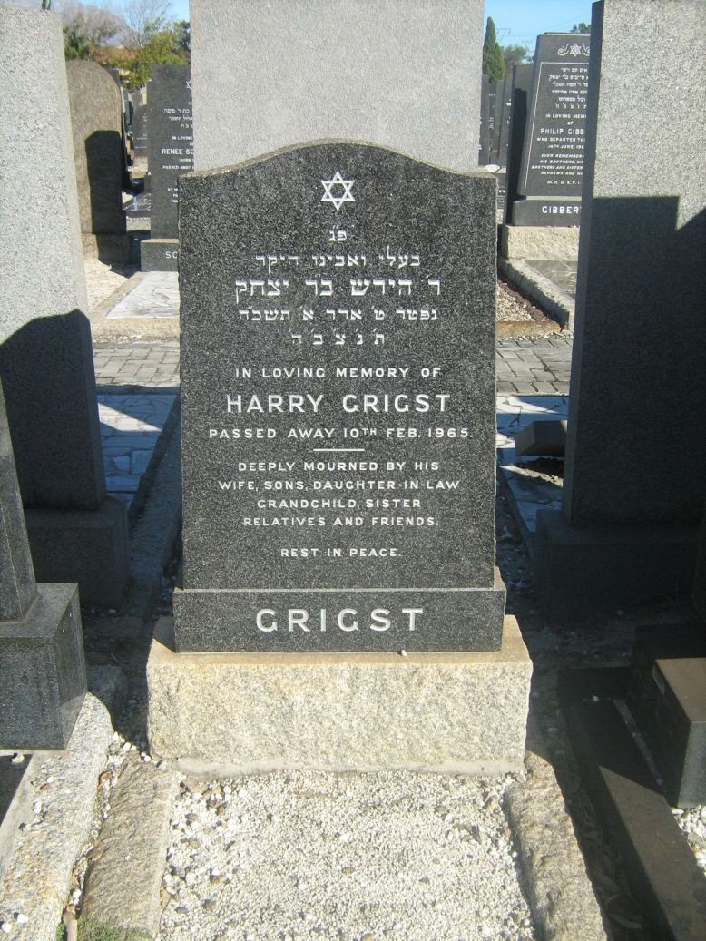GRIGST Harry -1965