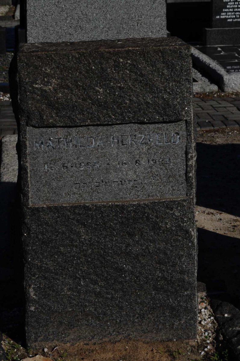 HERZFELD Mathilda 1884-19??