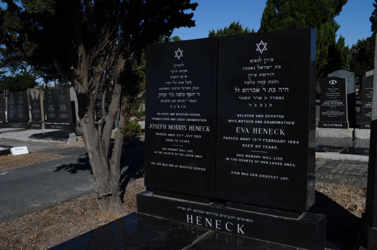 HENECK Joseph Morris -1969 &amp; Eva -1964