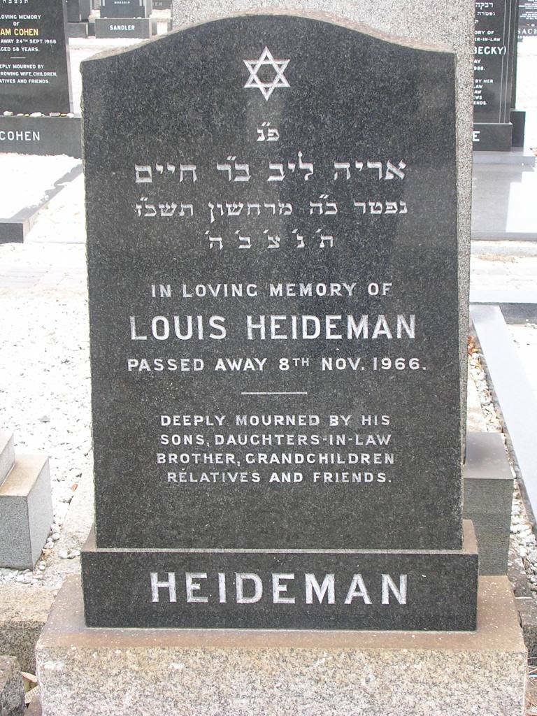 HEIDEMAN Louis -1966