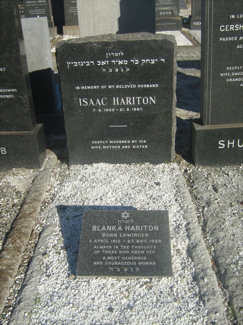 HARITON Isaac 1900-1967 &amp; Blanka LOWINGER 1915-1998