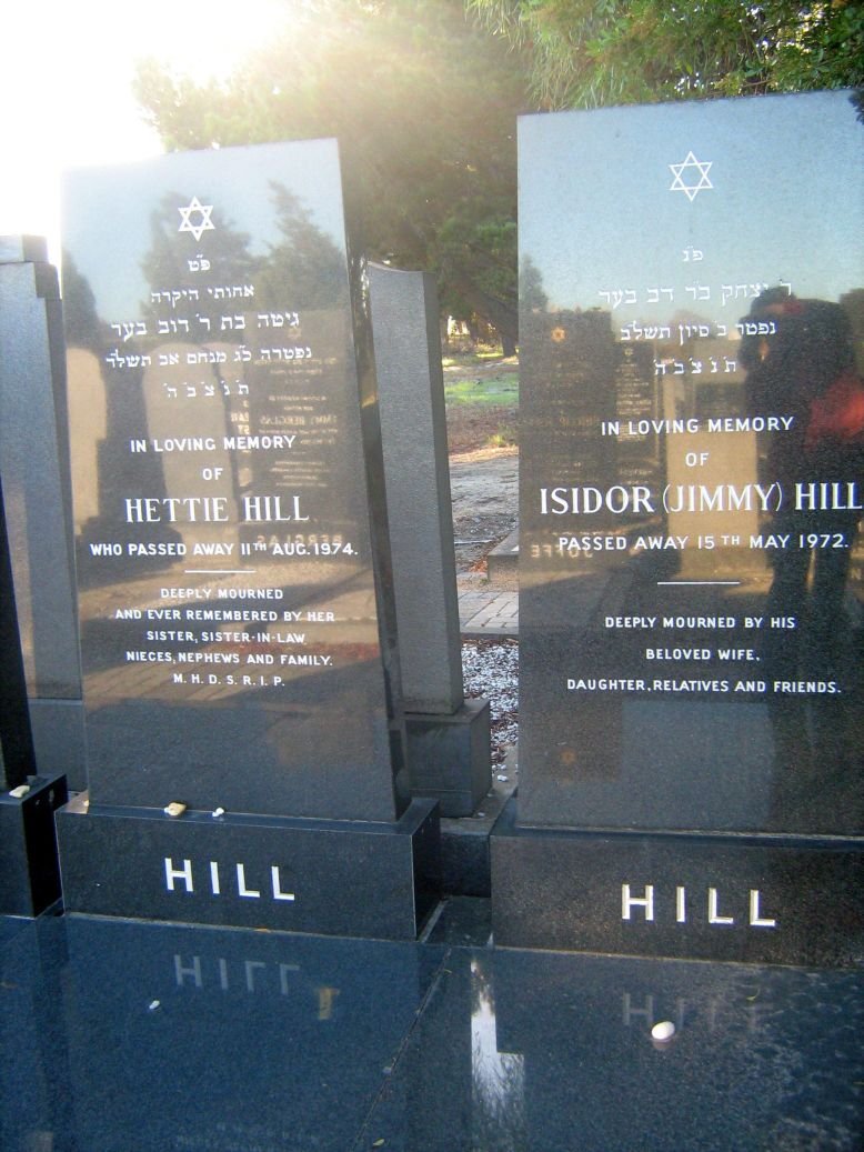 HILL Isidor -1972 &amp; Hettie -1974