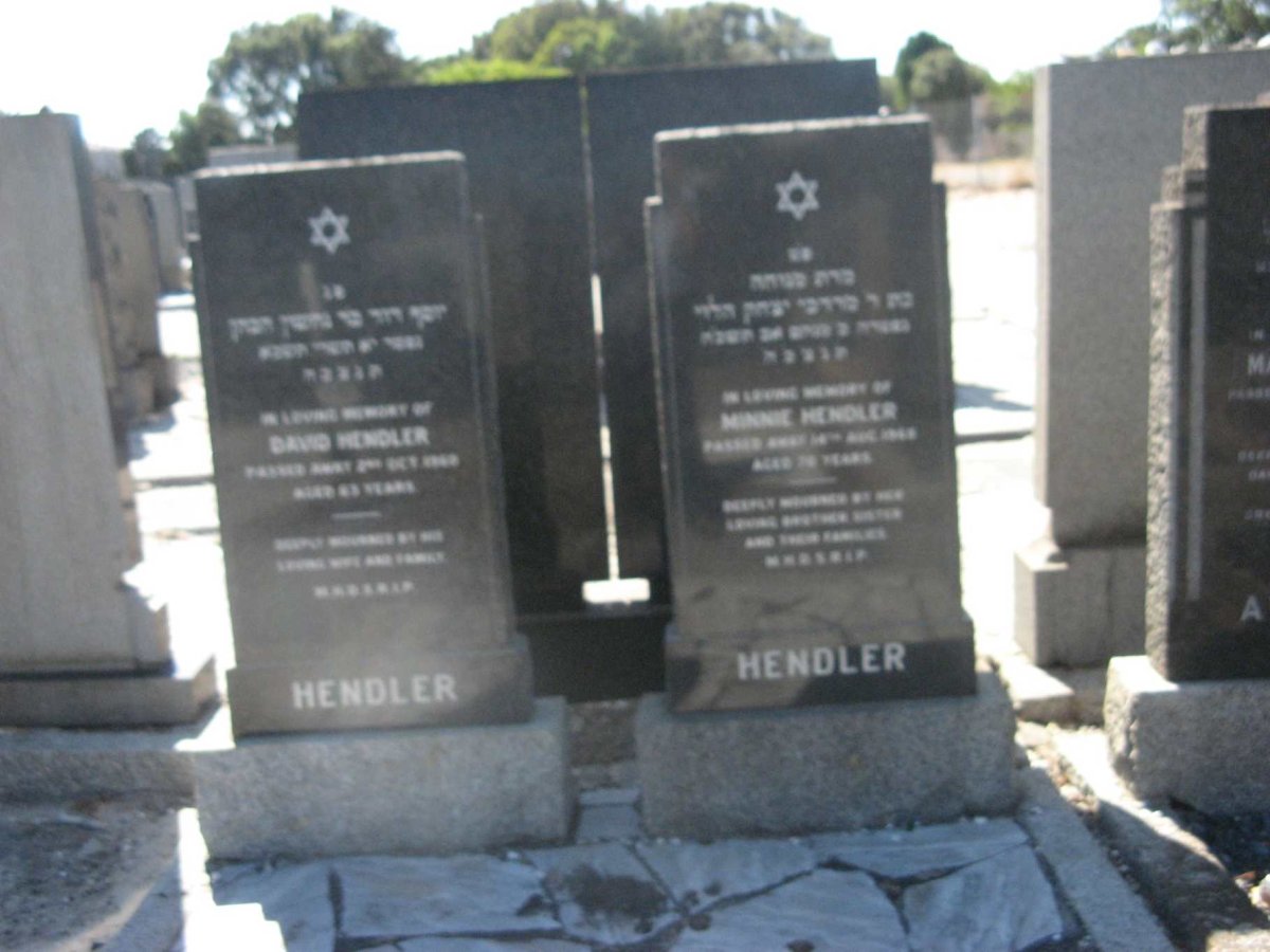 HENDLER David &amp; Minnie