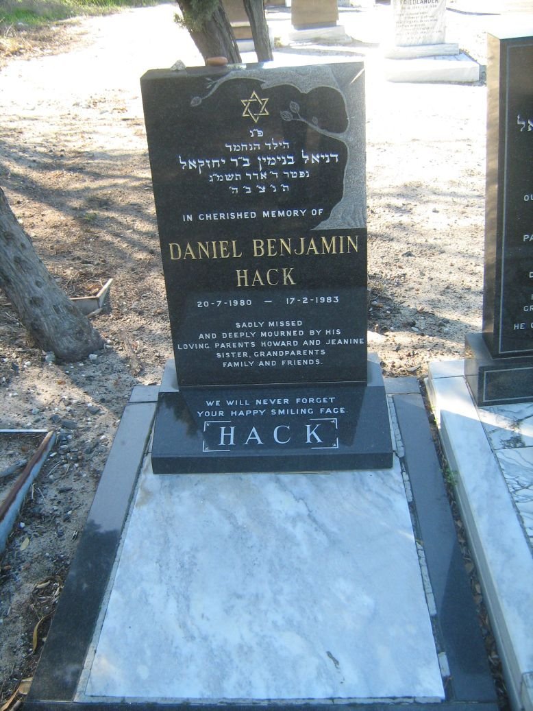 HACK Daniel Benjamin 1980-1983