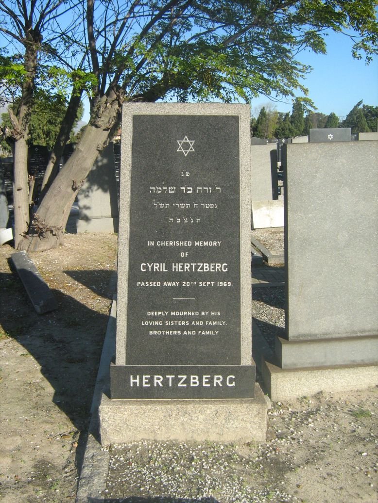 HERTZBERG Cyril -1969