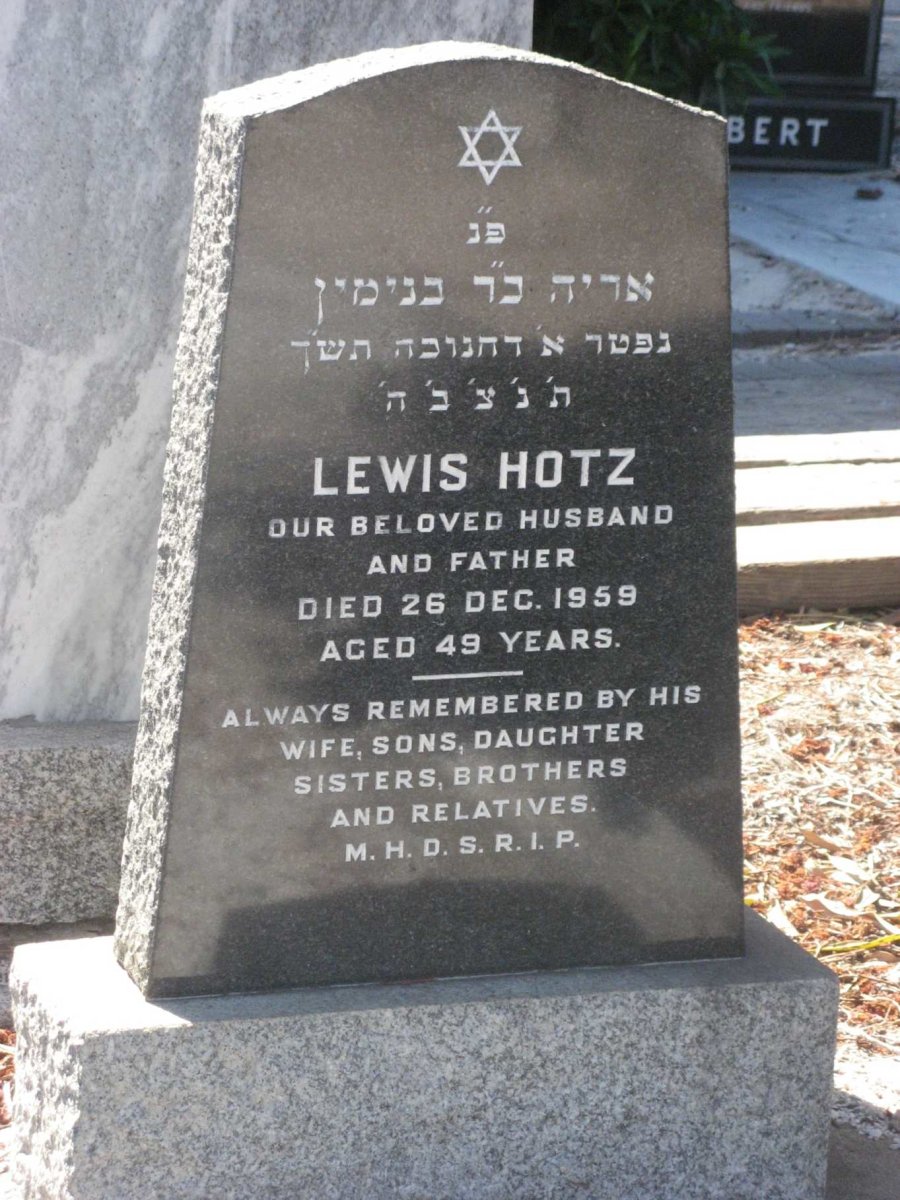 HOTZ Lewis -1959