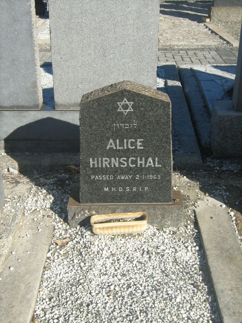 HIRNSCHAL Alice -1965