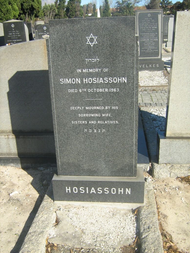 HOSIASSOHN Simon -1963