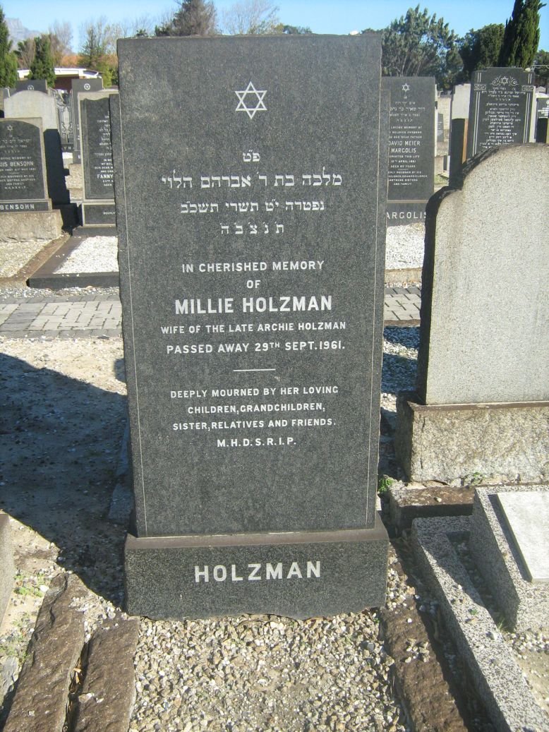 HOLZMAN Millie -1961