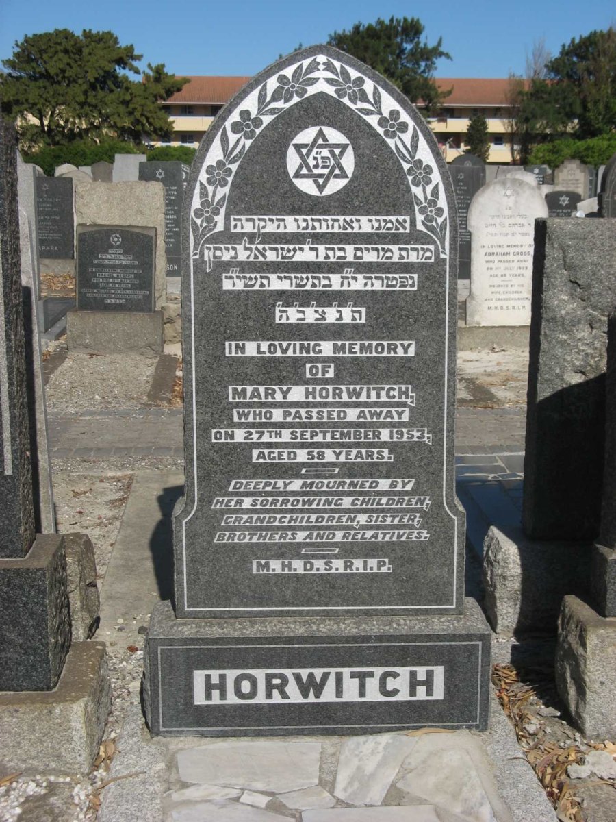 HORWITCH Mary -1953