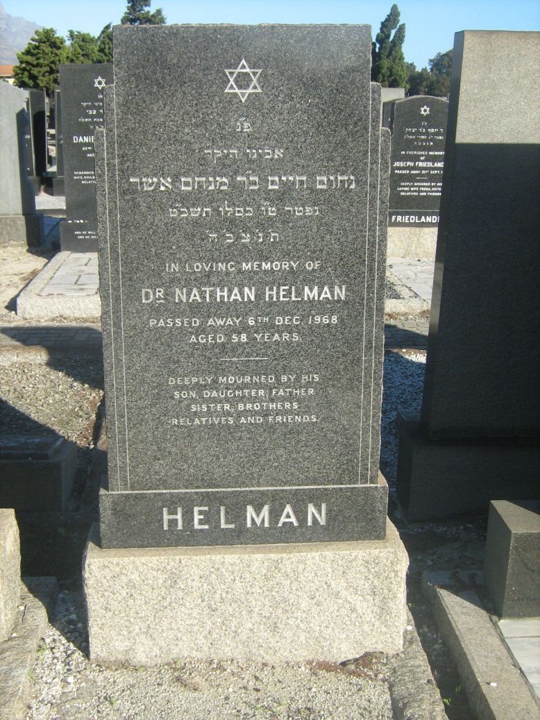 HELMAN Nathan -1968