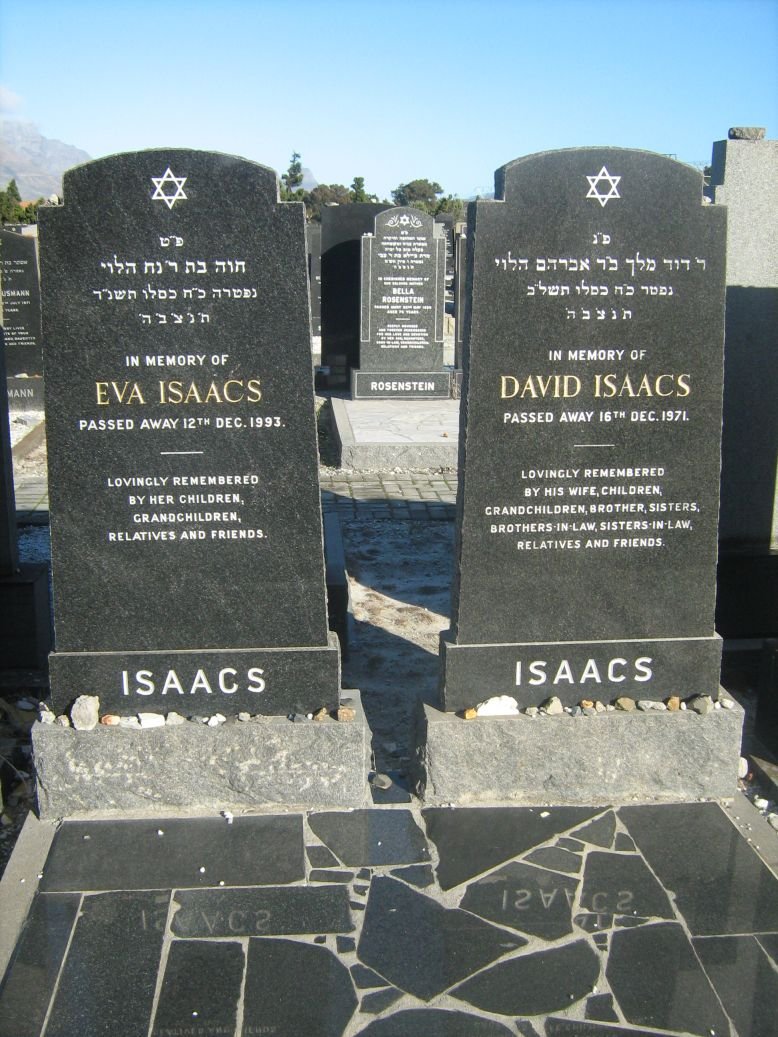 ISAACS David -1971 &amp; Eva -1993