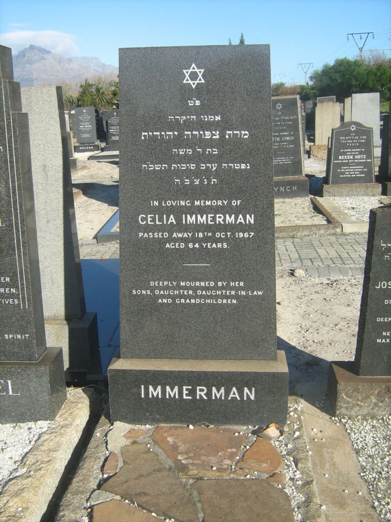 IMMERMAN Celia -1967