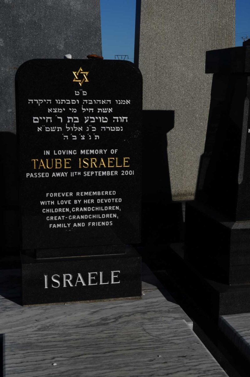 ISRAELE Taube -2001