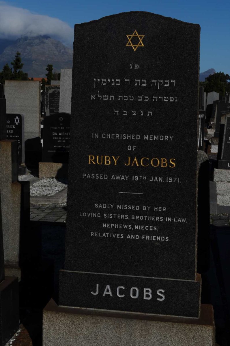 JACOBS Ruby -1971