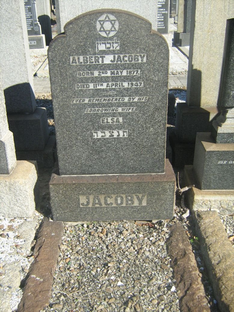 JACOBY Albert 1877-1947