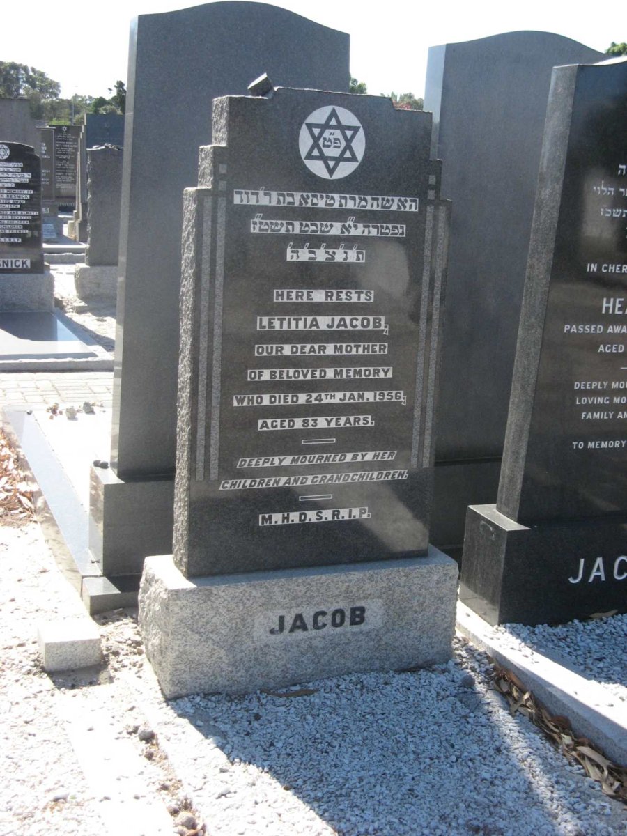 JACOB Letitia -1956