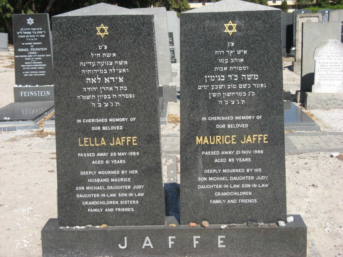 JAFFE Maurice -1989 &amp; Lella -1985