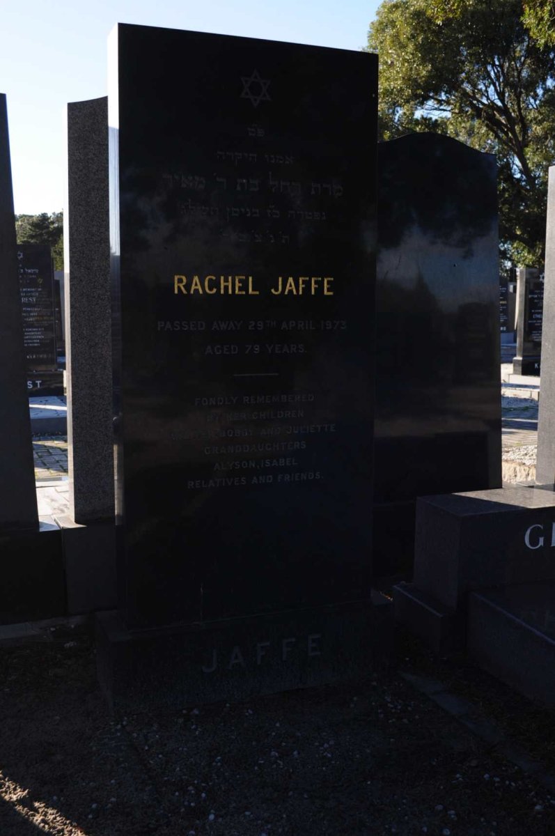JAFFE Rachel -1973