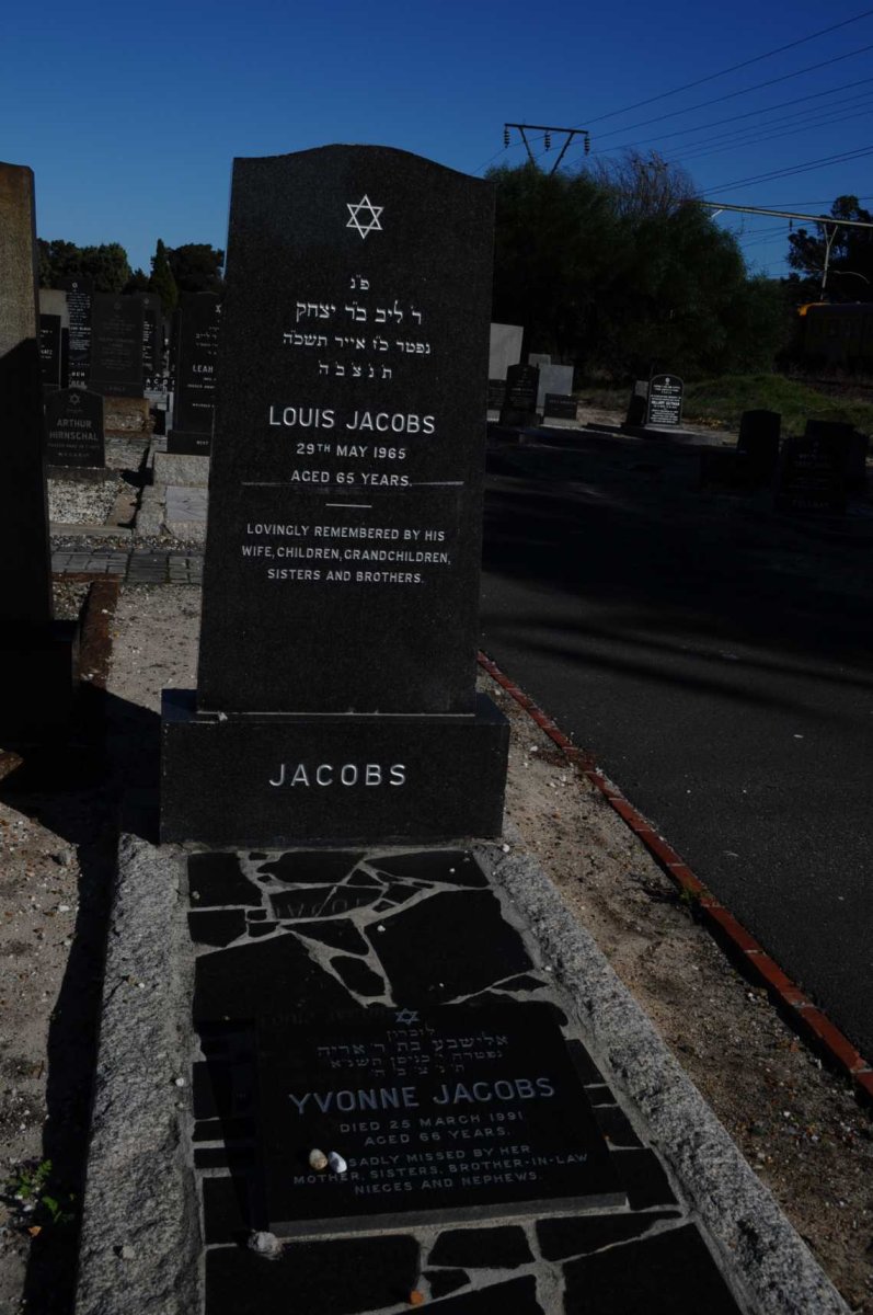 JACOBS Louis -1965 &amp; Yvonne -1991