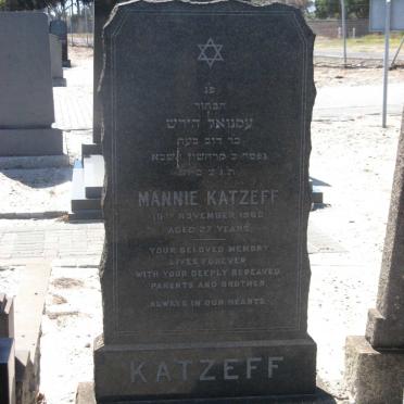 KATZEFF Mannie -1960