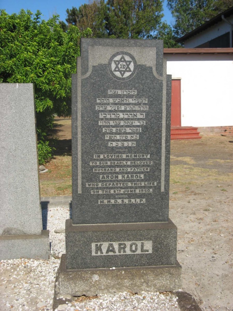 KAROL Aron -1950