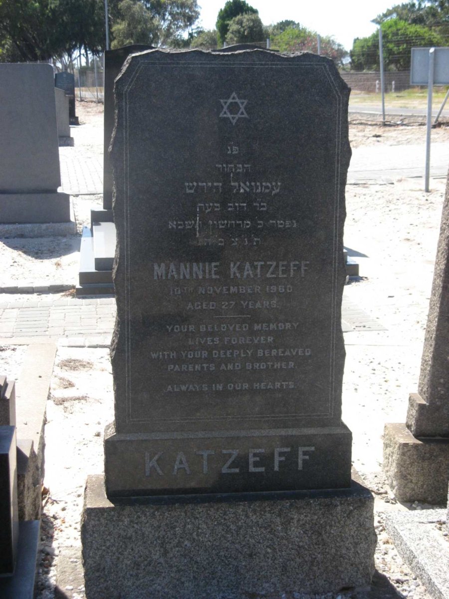 KATZEFF Mannie -1960