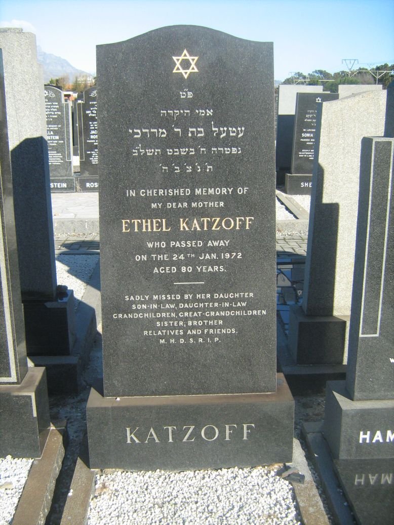 KATZOFF Ethel -1972