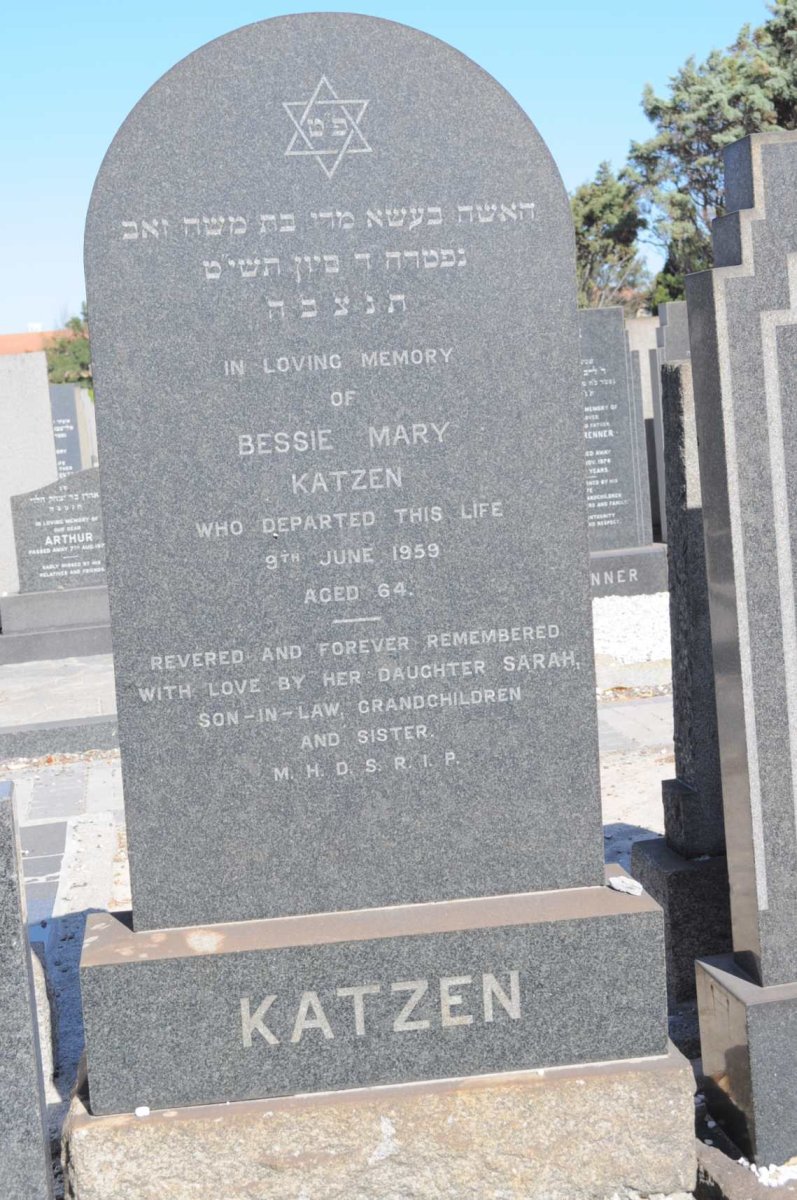 KATZEN Bessie Mary -1959
