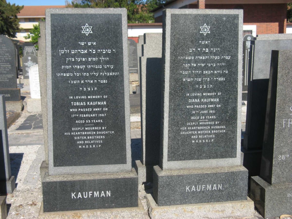 KAUFMAN Tobias -1967 &amp; Diana -1951