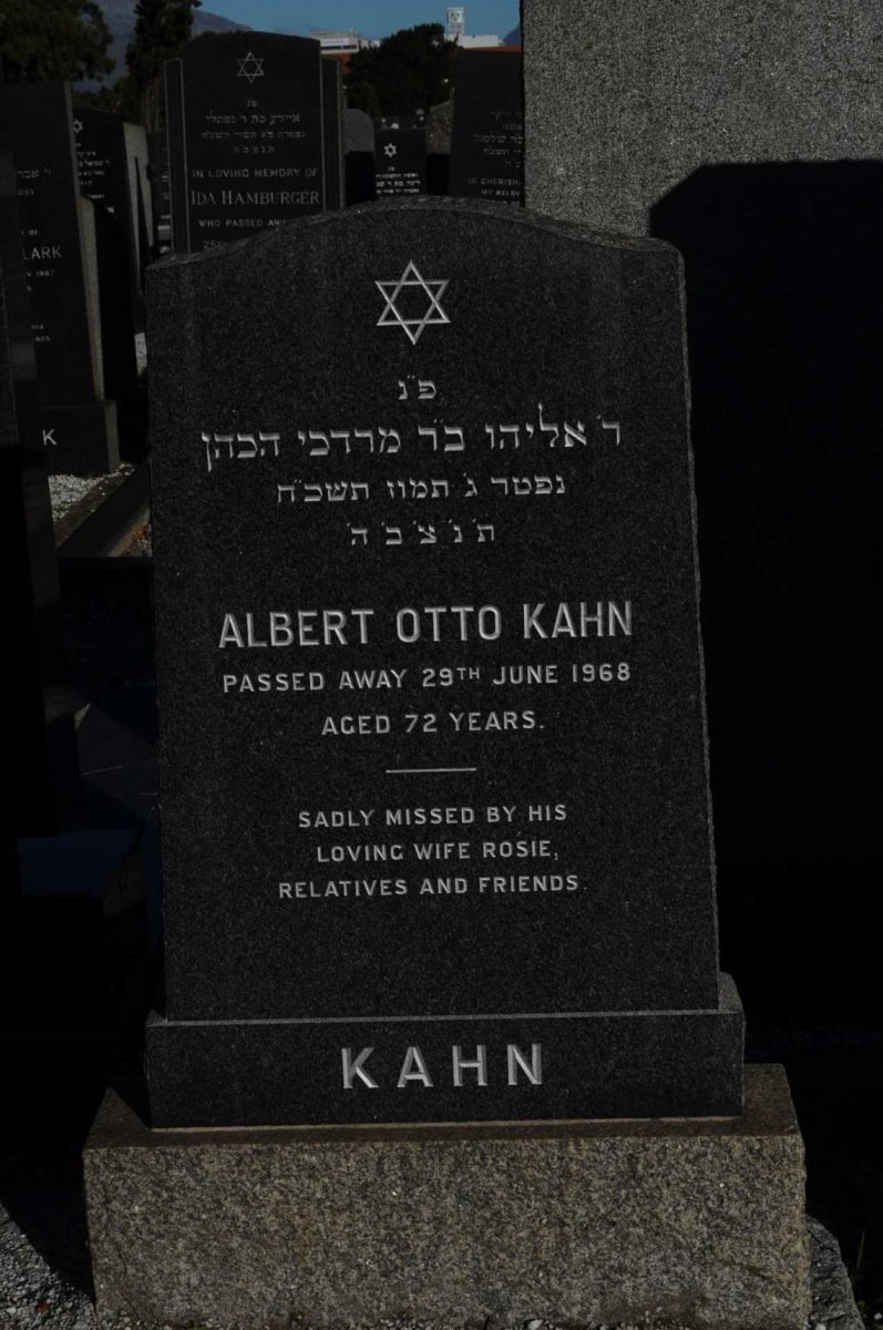KAHN Albert Otto -1968