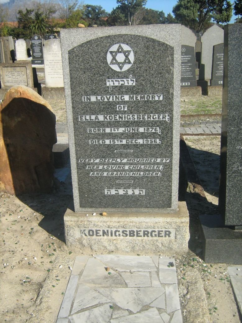 KOENIGSBERGER Ella 1876-1956