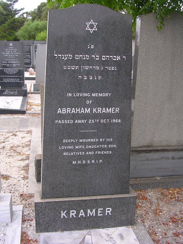 KRAMER Abraham -1968