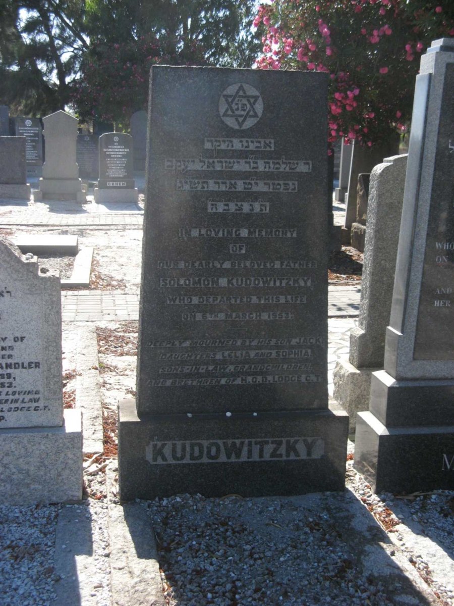 KUDOWITZKY Solomon -1953