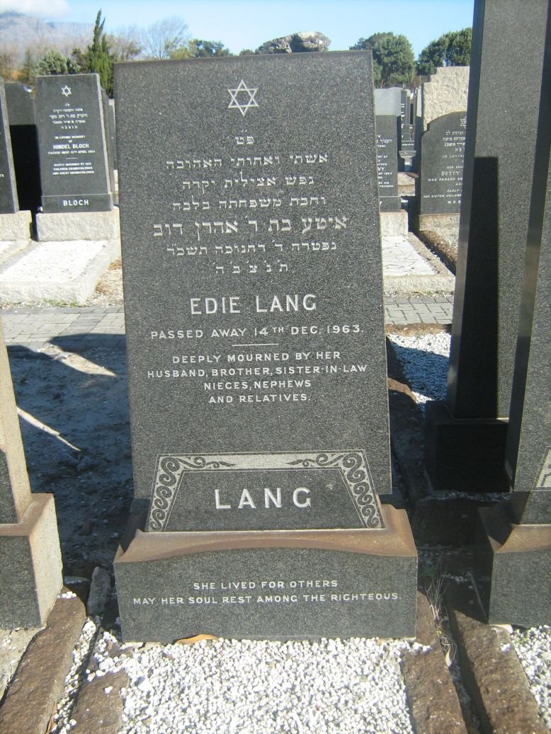 LANG Edie -1963