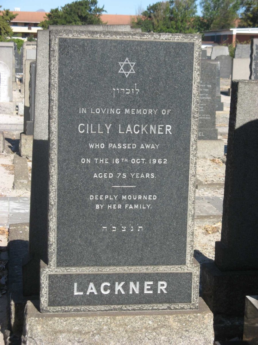 LACKNER Cilly -1962