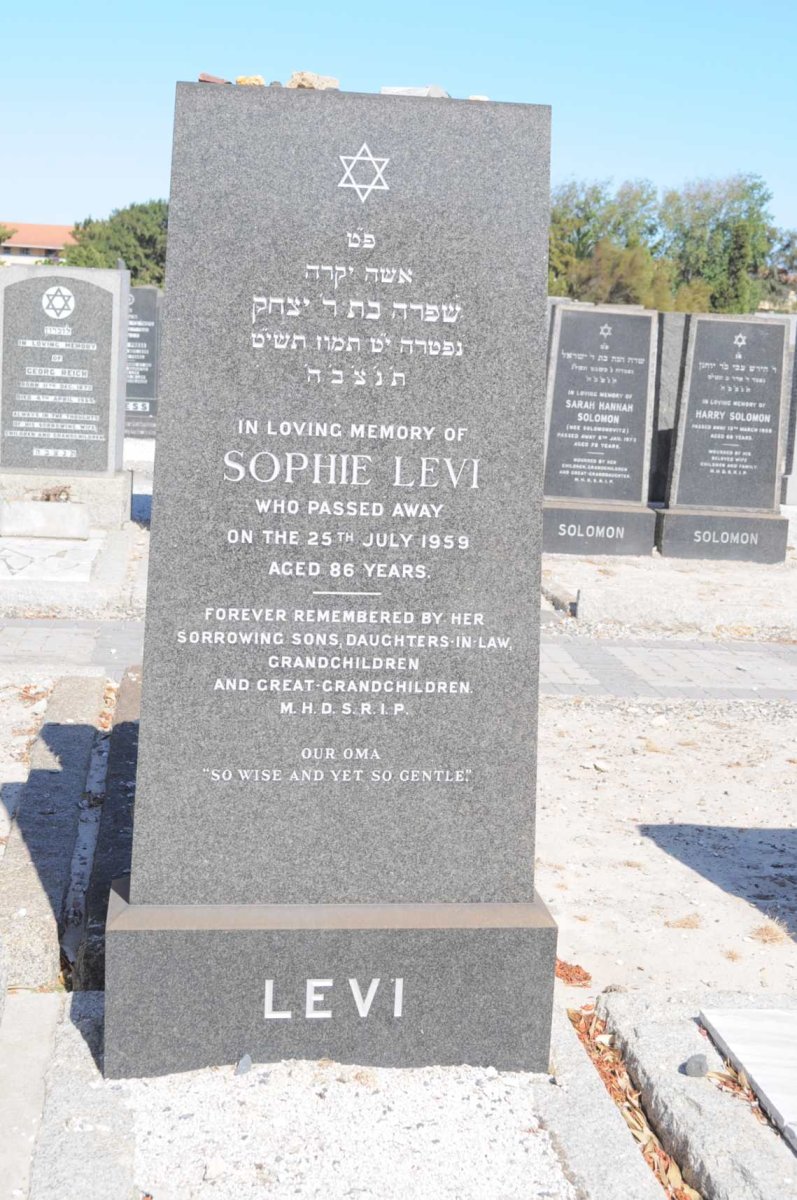 LEVI Sophie -1959