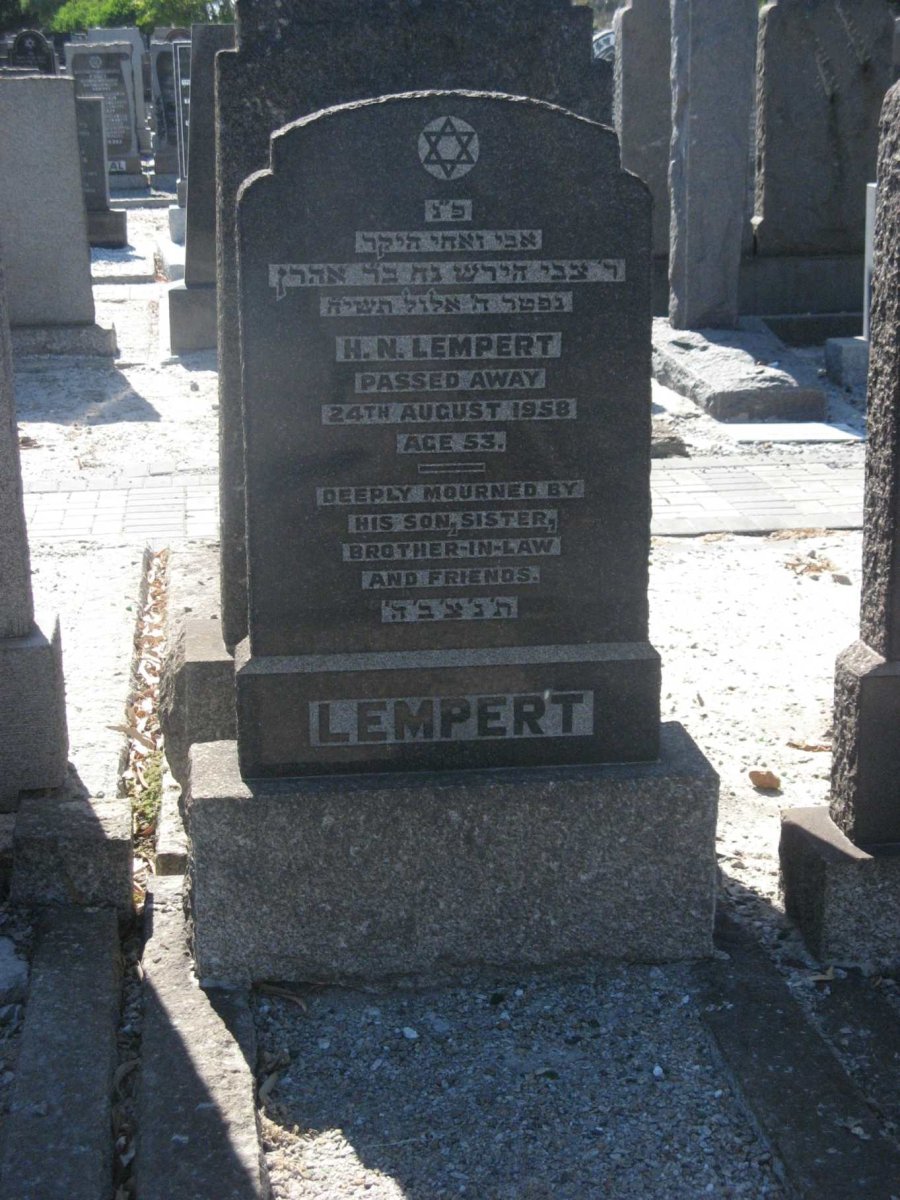 LEMPERT H.N. -1958