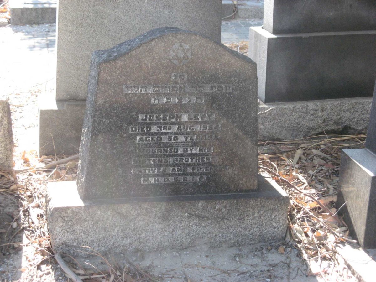 LEVY Joseph -1954