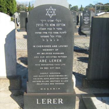 LERER Abe -1965