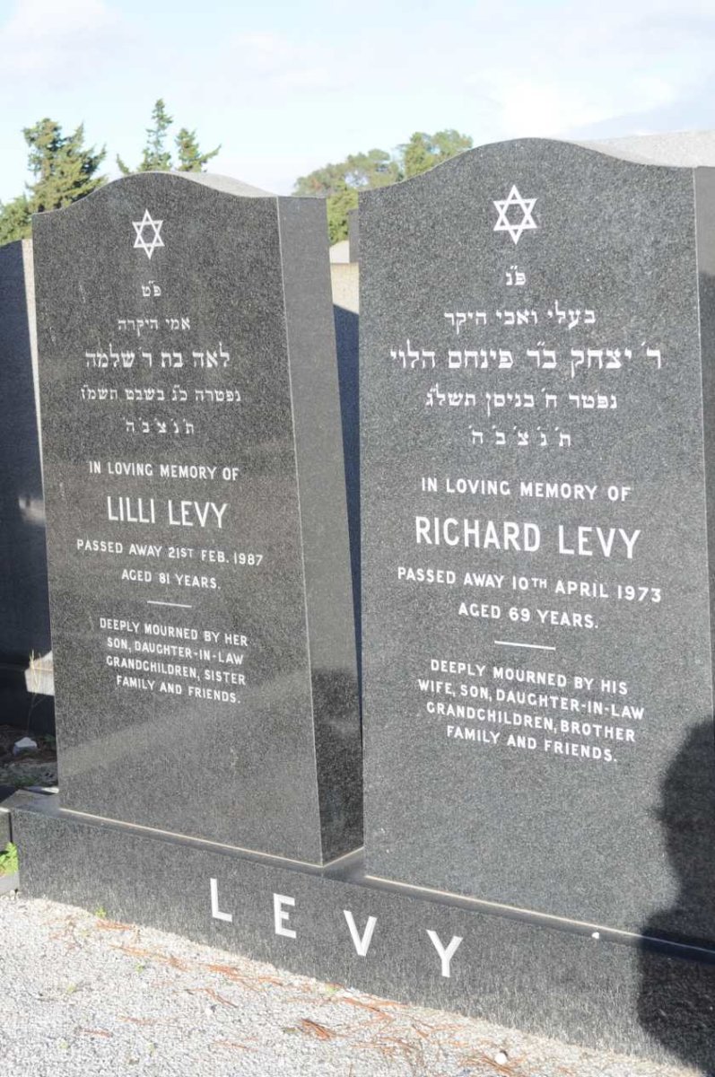 LEVY Richard -1973 &amp; Lilli -1987