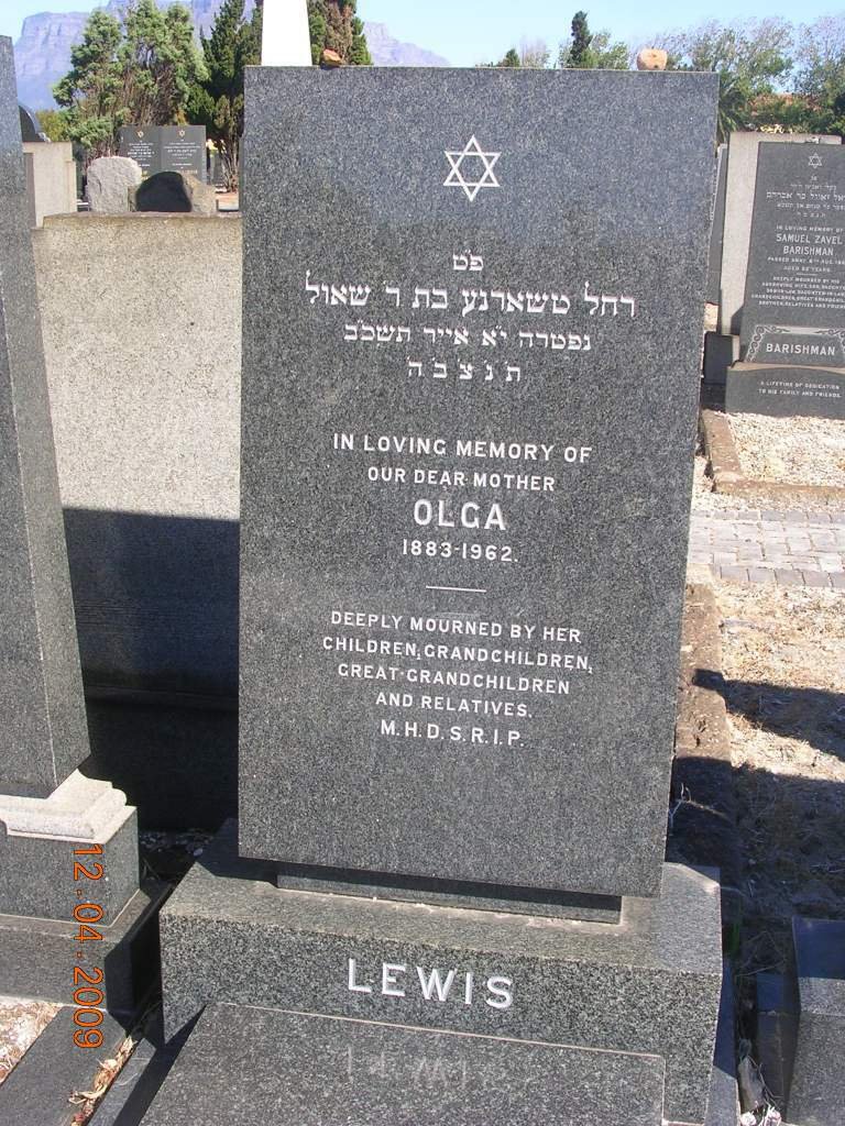 LEWIS Olga 1883-1962