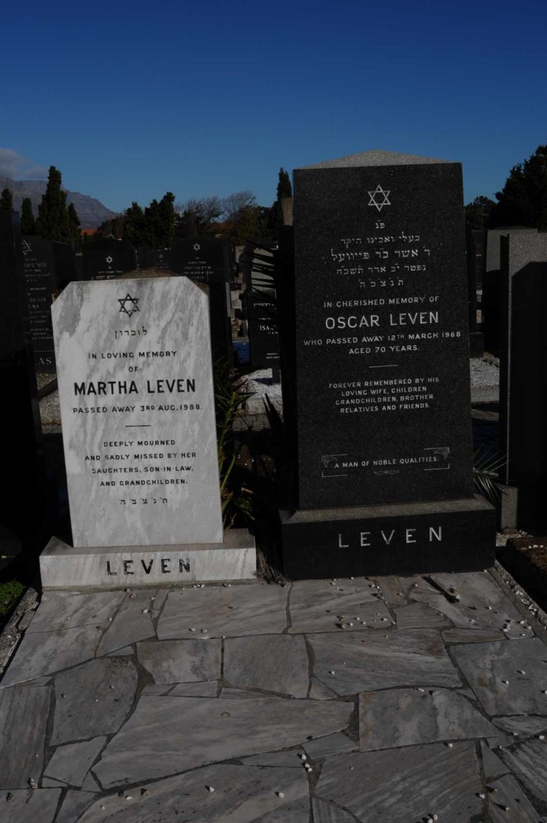 LEVEN Oscar -1968 &amp; Martha -1988