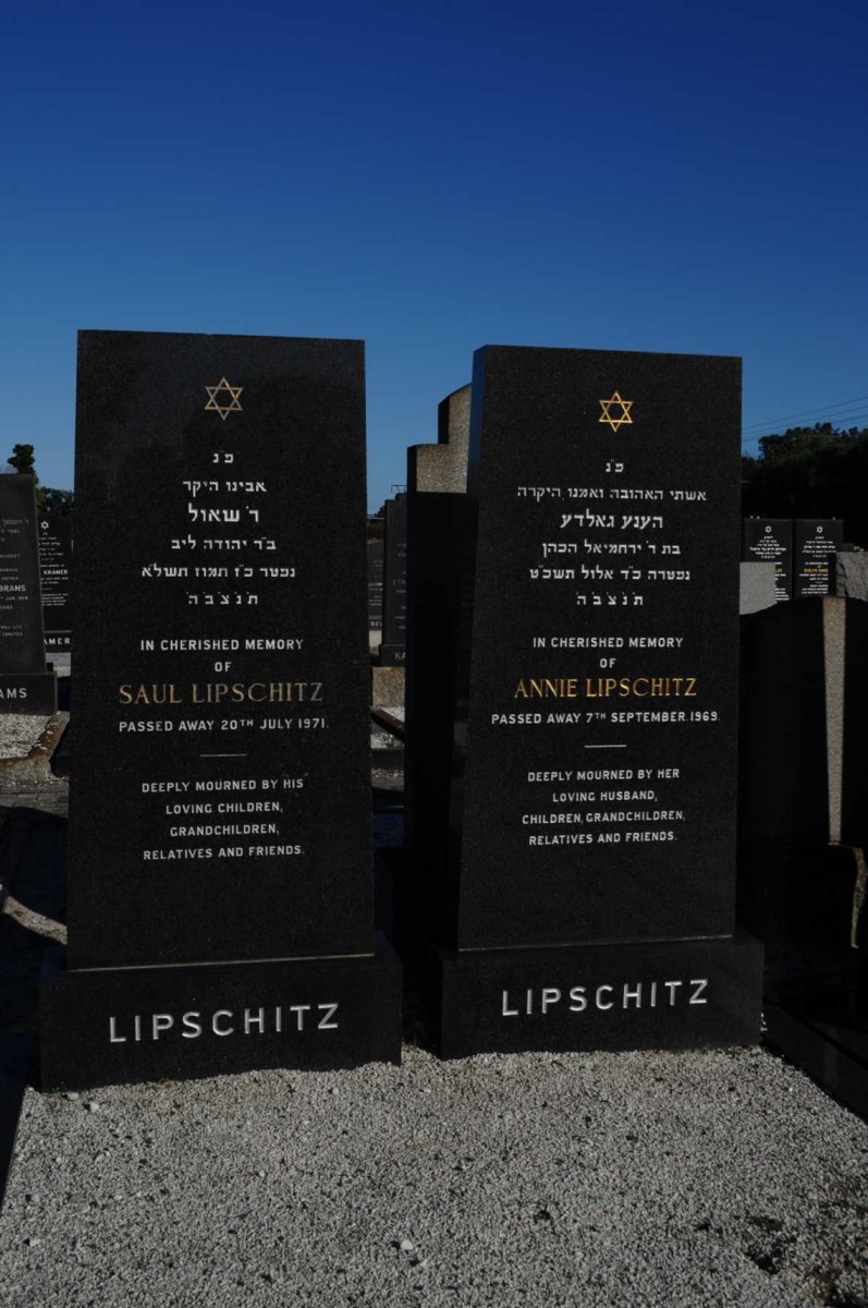 LIPSCHITZ Saul -1971 &amp; Annie -1969
