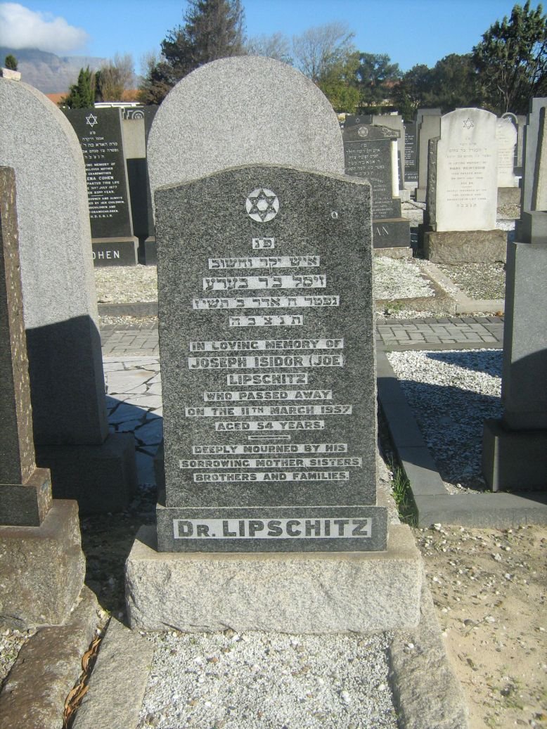 LIPSCHITZ Joseph Isidor -1957