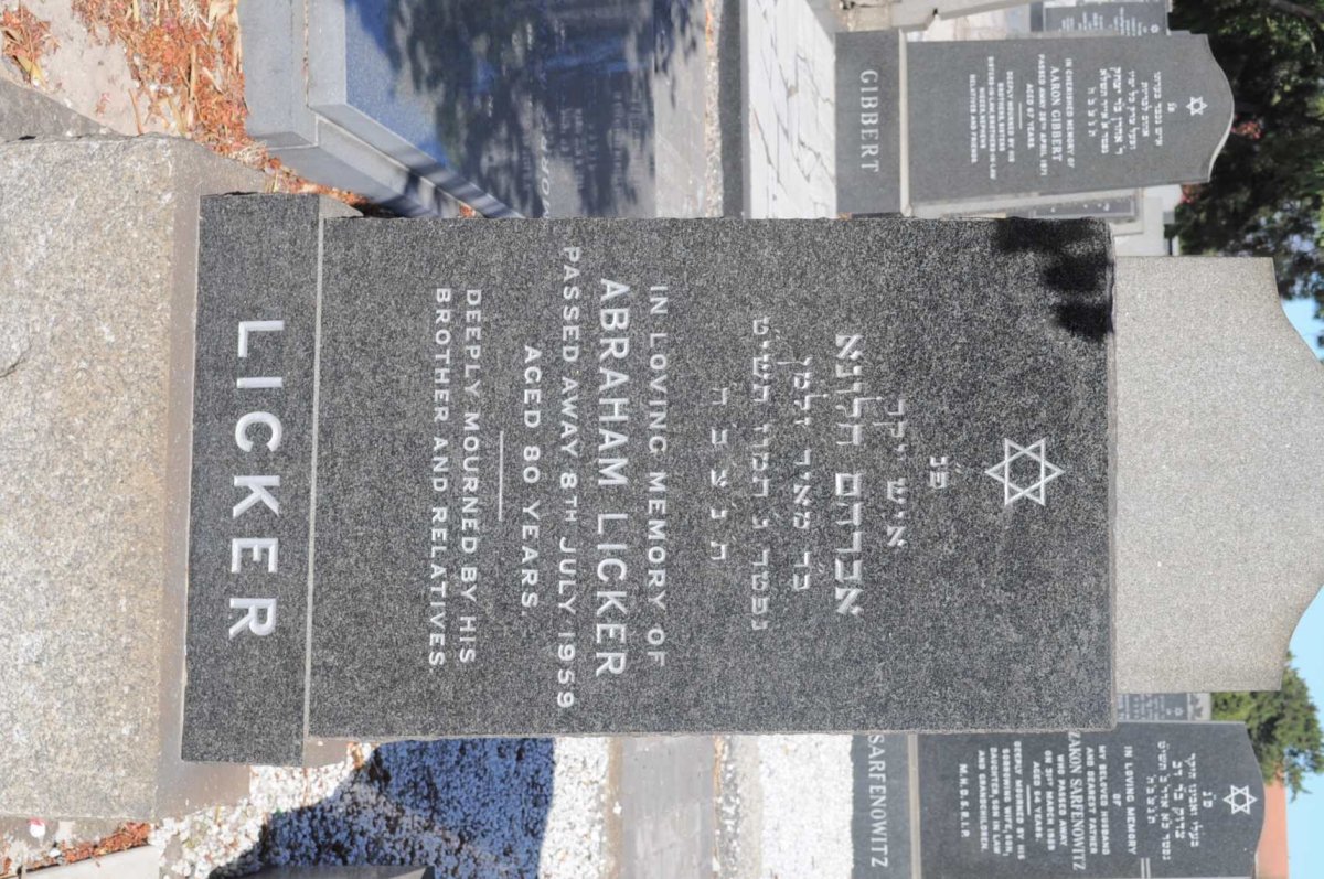 LICKER Abraham -1959