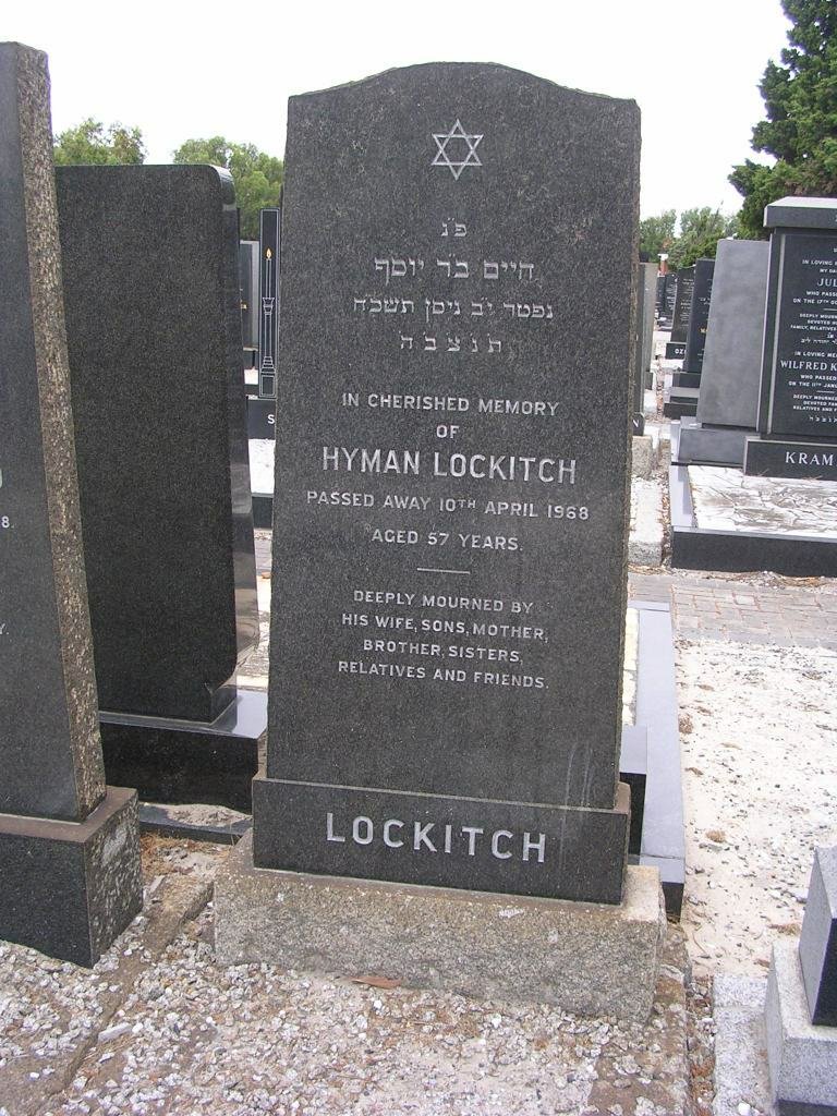 LOCKITCH Hyman -1968